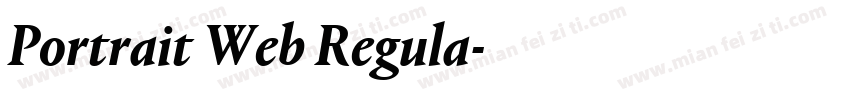 Portrait Web Regula字体转换
